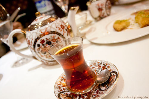 Turkish Tea - Yildiz Saray - Turkish Restaurant Dubai