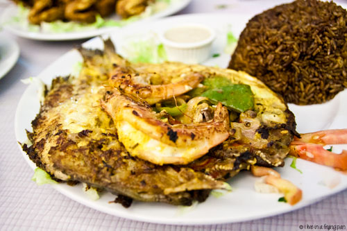 Ocean Mix with Shaari Eshkeli and Shrimps - Sea Mood Restaurant - Dubai
