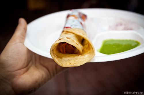 Chicken Achari Roll - Kaati Express - Karama - Dubai