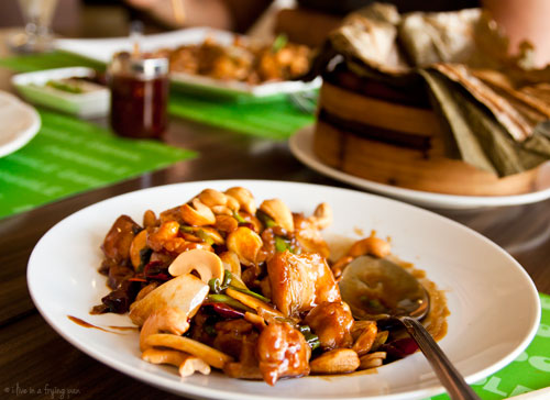Sichuan Chicken with Cashew Nuts - Noodle Bowl - Dubai