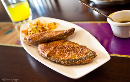 Rawa fried Surmai or Kingfish - Maharashtrian food - Peshwa Restaurant - Dubai