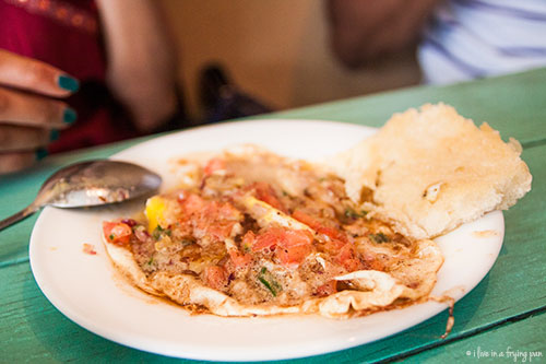 Masala Half-Fry - Raju Omlet - Dubai