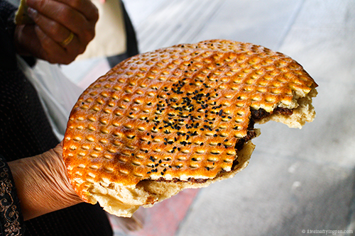 Fresh bread - Tehran Iran