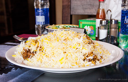 Taht laham - Lamb and rice - Jawareh Traditional Restaurant - Emirati food - Qusais - Dubai