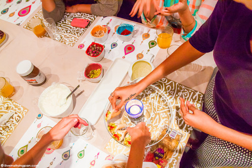 Making Ataif - Lets Talk Food Dubai - Cooking Class - Iftar Ramadan - Dubai 