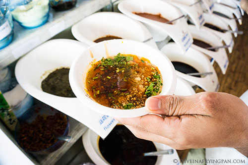 Dipping sauce - Chinese Hotpot - Chongqing Liuyishou Restaurant - Nasr Square Deira Dubai