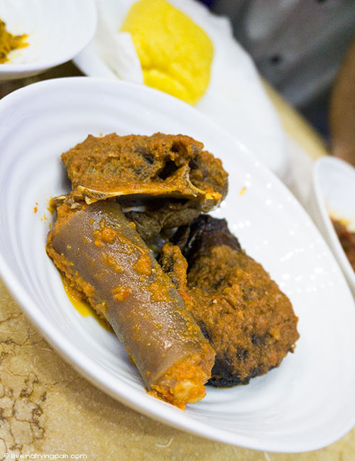 Nigerian food - Cow's tail and preserved catfish - King Taste Restaurant - Naif - Dubai
