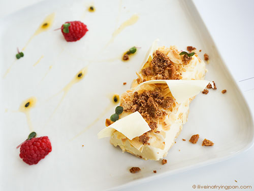 Passion fruit cheesecake - Archive Safa Park - Chef Allan - Dubai restaurant